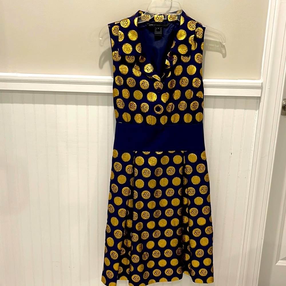 Marc by Marc Jacobs collared silk dress